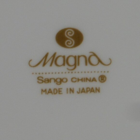 5 rare find salad plates. Sango china Japan Magna pattern - Picture 7 of 7